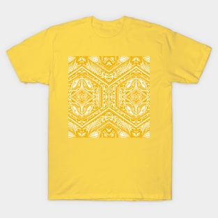 Marigold Hexagon Geometry T-Shirt